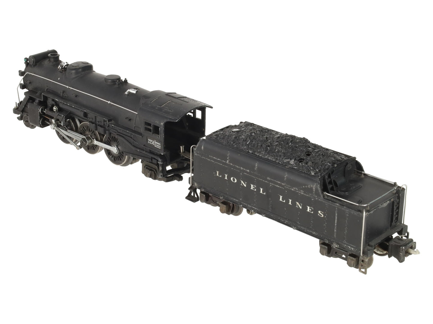 Lionel 225E Vintage O 2-6-2 Die-Cast Steam Locomotive w/ 2235W Tender VG