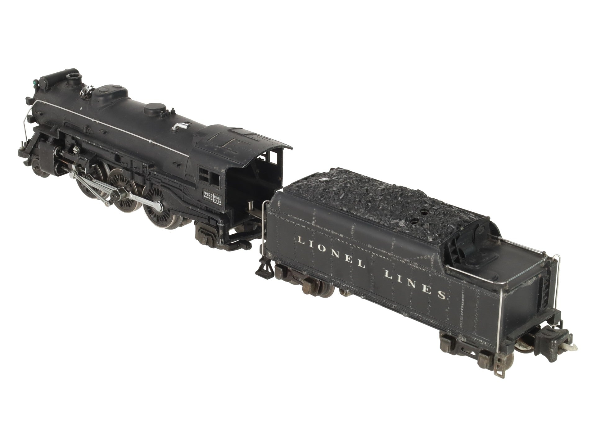 Lionel 225E Vintage O 2-6-2 Die-Cast Steam Locomotive w/ 2235W Tender VG