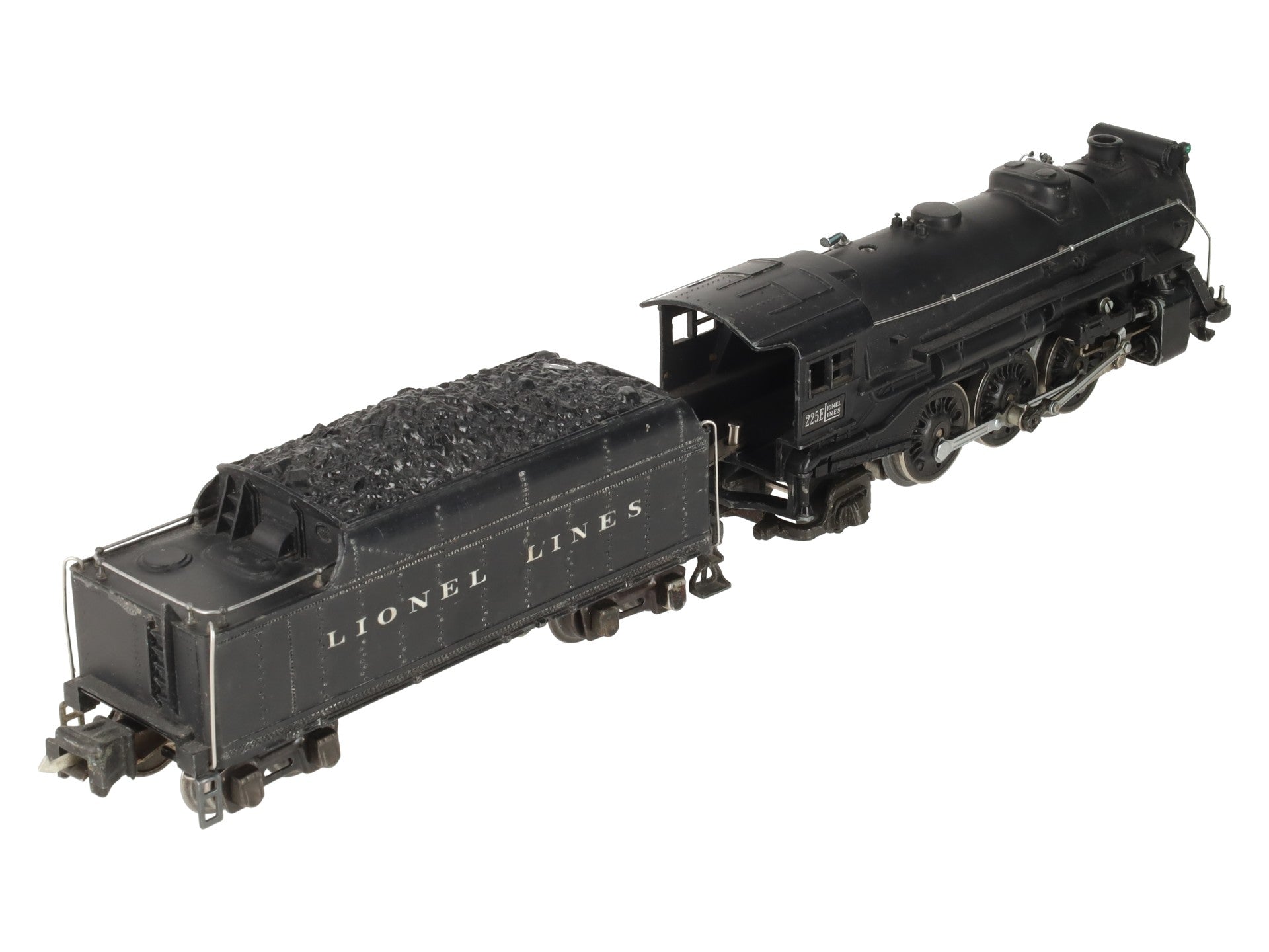 Lionel 225E Vintage O 2-6-2 Die-Cast Steam Locomotive w/ 2235W Tender VG