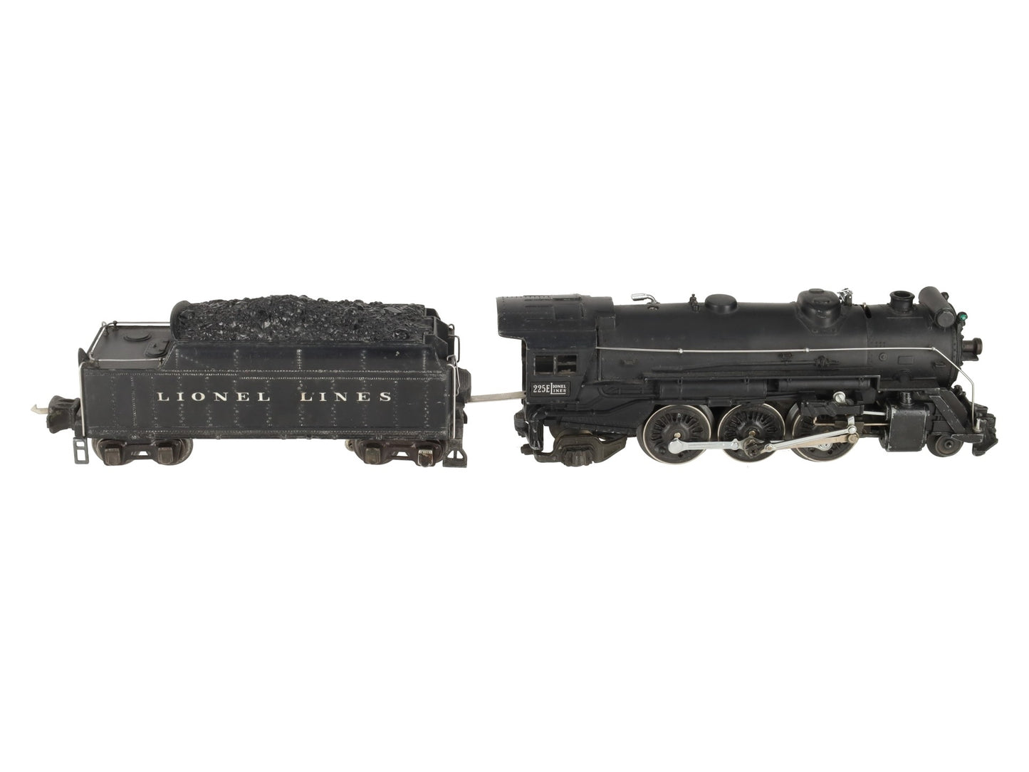 Lionel 225E Vintage O 2-6-2 Die-Cast Steam Locomotive w/ 2235W Tender VG