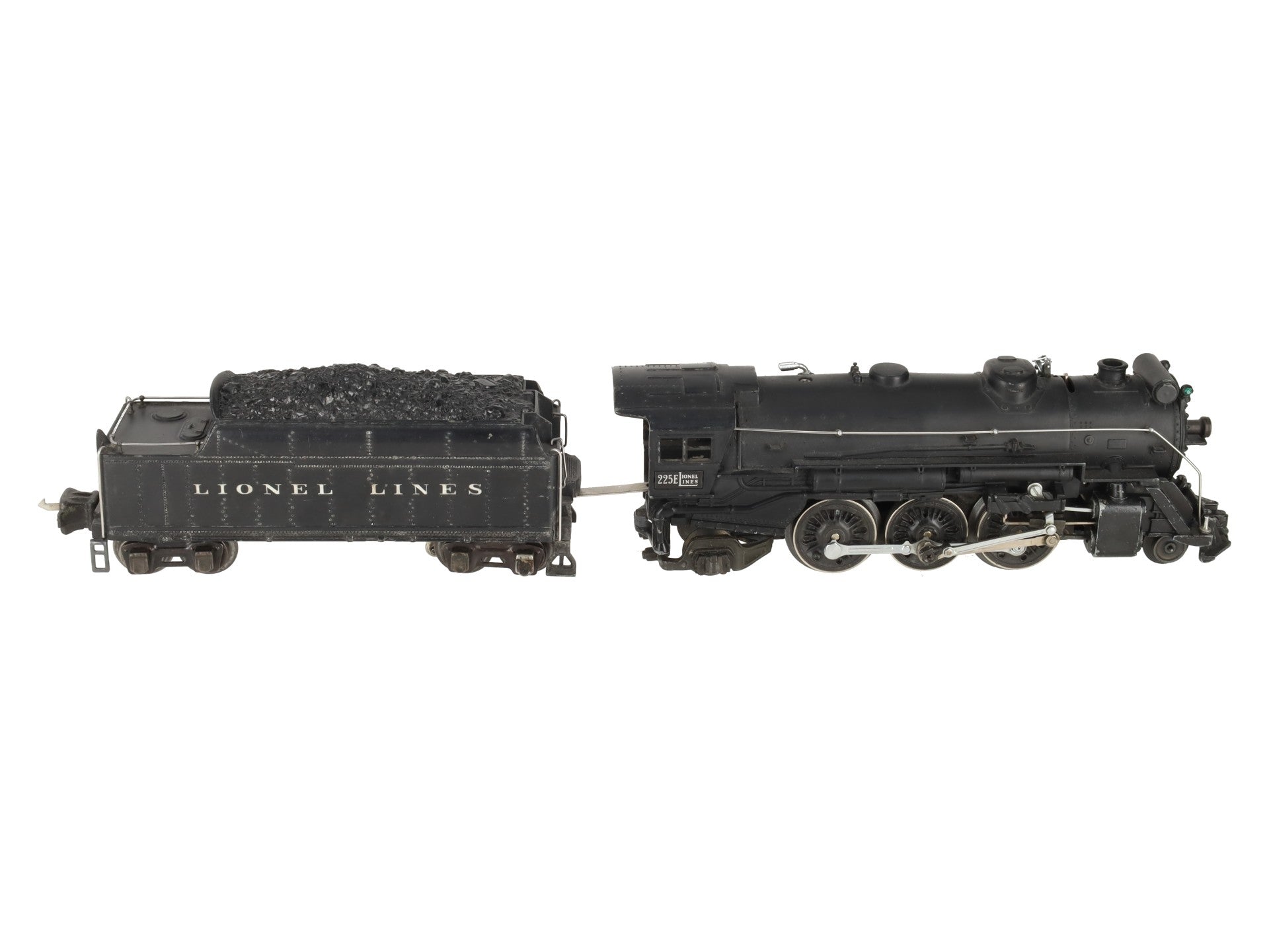 Lionel 225E Vintage O 2-6-2 Die-Cast Steam Locomotive w/ 2235W Tender VG