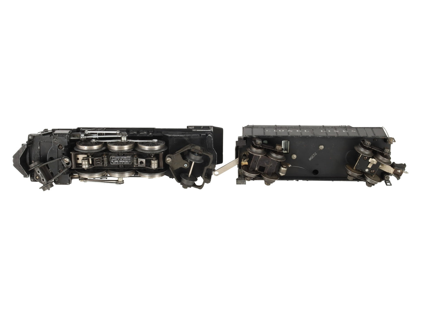Lionel 225E Vintage O 2-6-2 Die-Cast Steam Locomotive w/ 2235W Tender VG