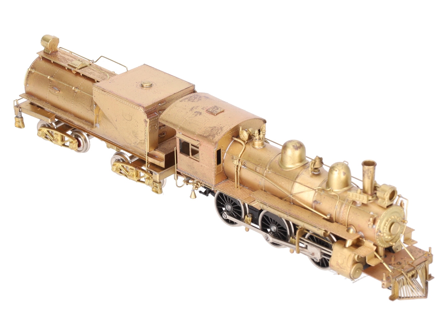 Fujiyama HO BRASS SP-T & NO M-4 2-6-0 Steam Locomotive and Tender - unpainted EX/Box