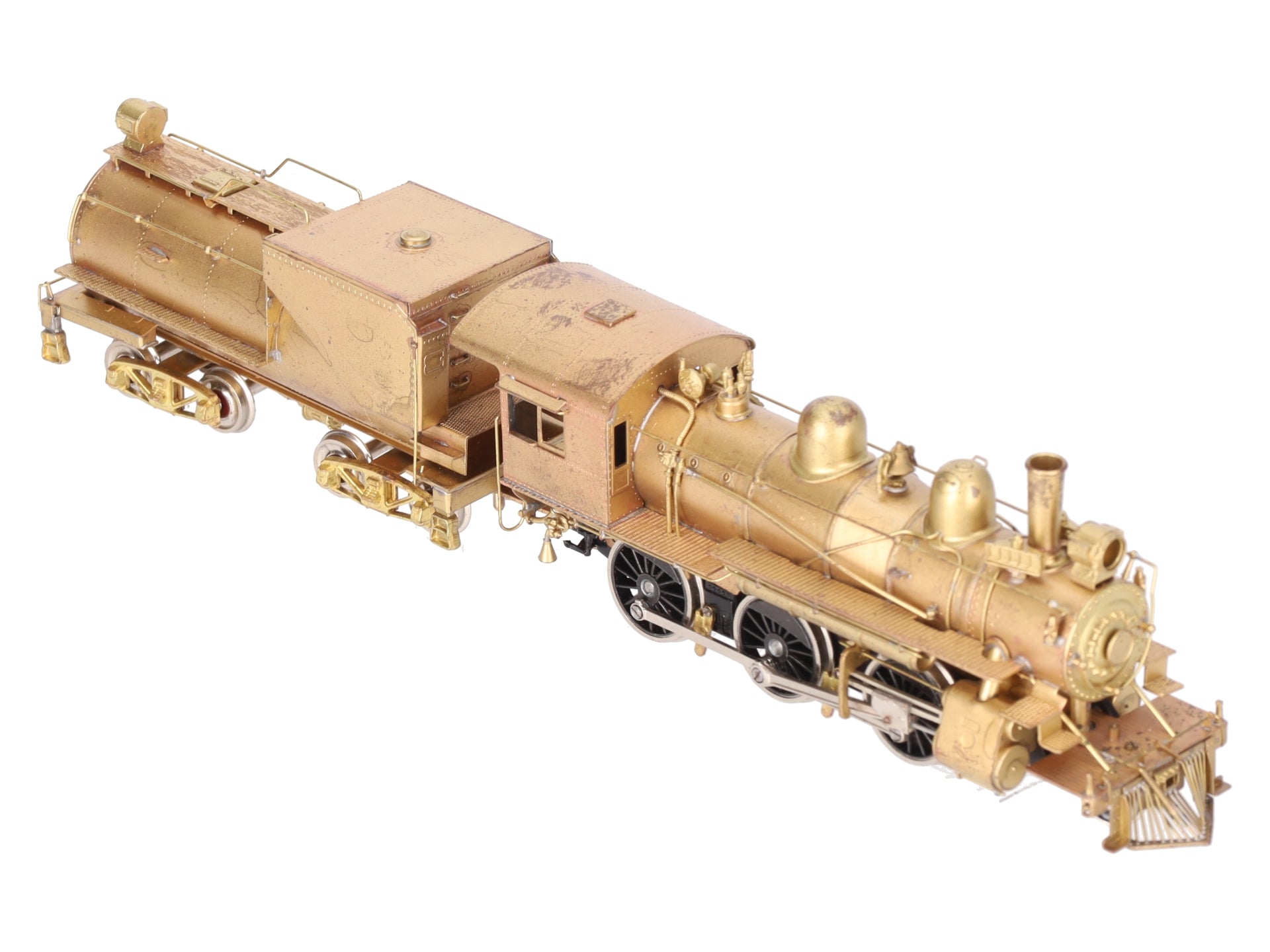 Fujiyama HO BRASS SP-T & NO M-4 2-6-0 Steam Locomotive and Tender - unpainted EX/Box