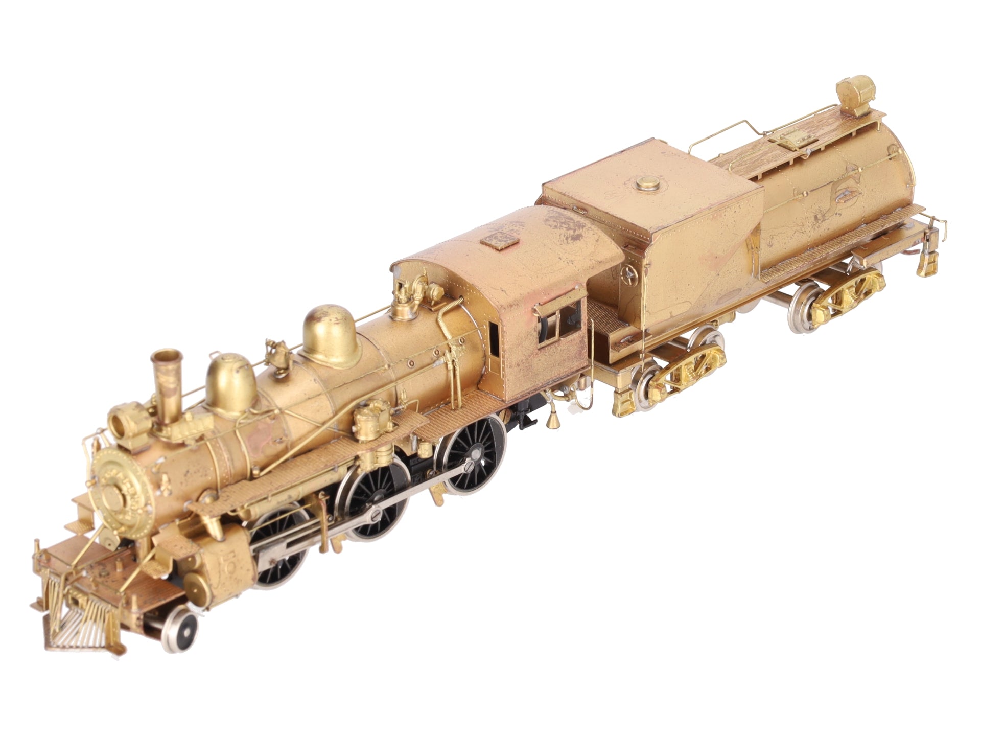 Fujiyama HO BRASS SP-T & NO M-4 2-6-0 Steam Locomotive and Tender - unpainted EX/Box