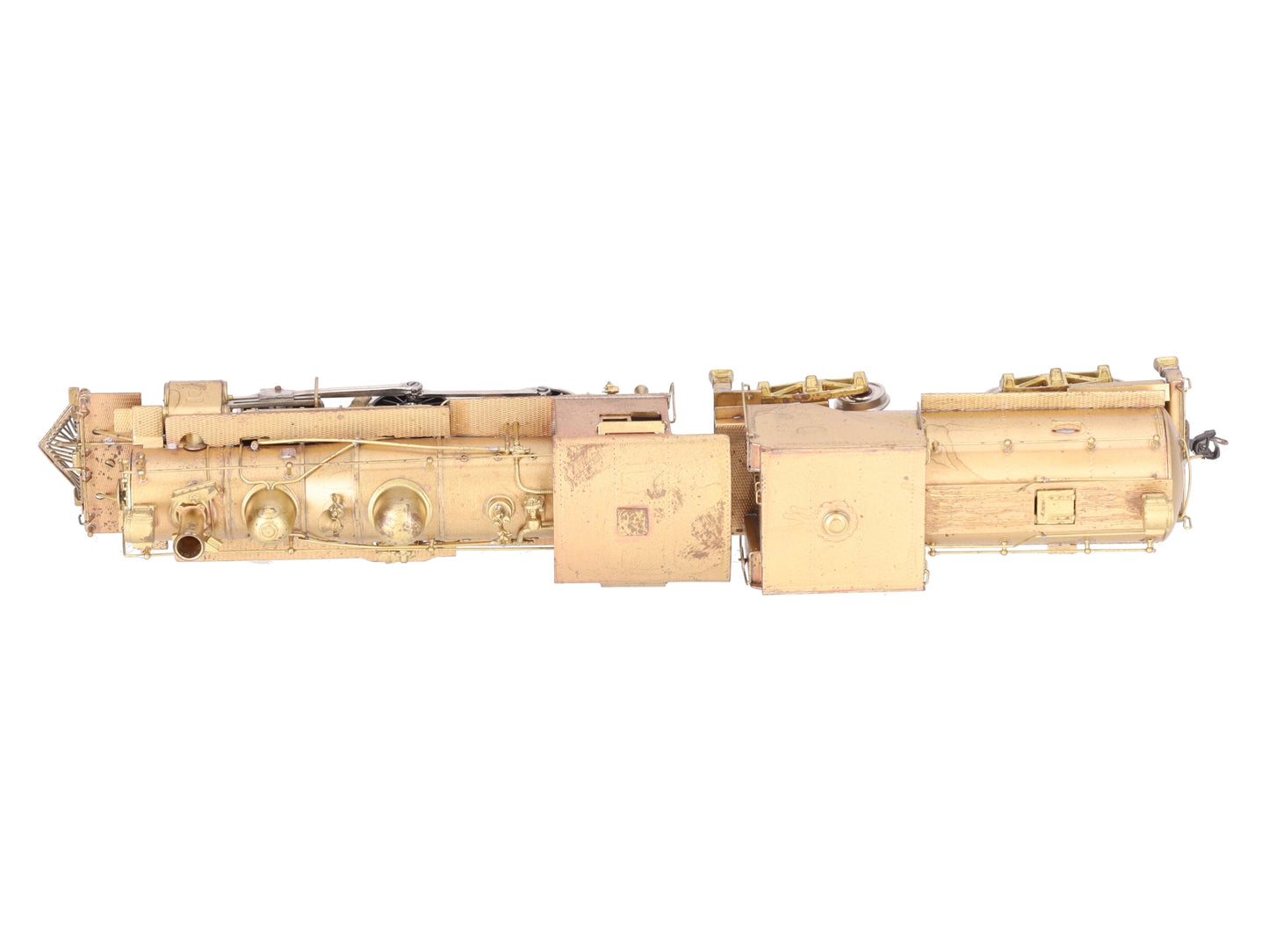 Fujiyama HO BRASS SP-T & NO M-4 2-6-0 Steam Locomotive and Tender - unpainted EX/Box