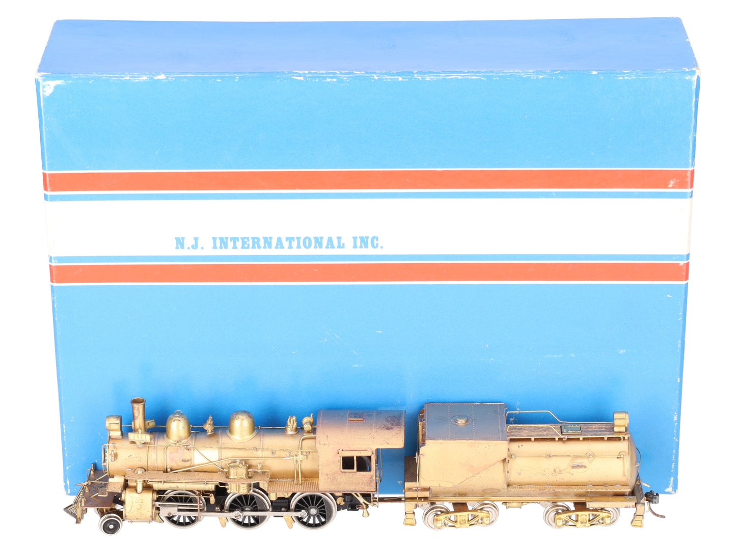 Fujiyama HO BRASS SP-T & NO M-4 2-6-0 Steam Locomotive and Tender - unpainted EX/Box