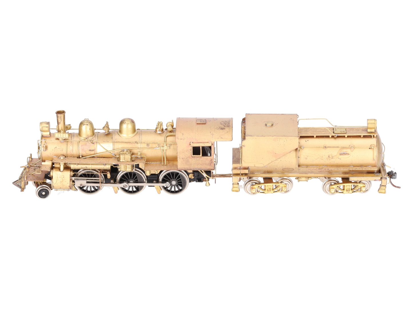 Fujiyama HO BRASS SP-T & NO M-4 2-6-0 Steam Locomotive and Tender - unpainted EX/Box