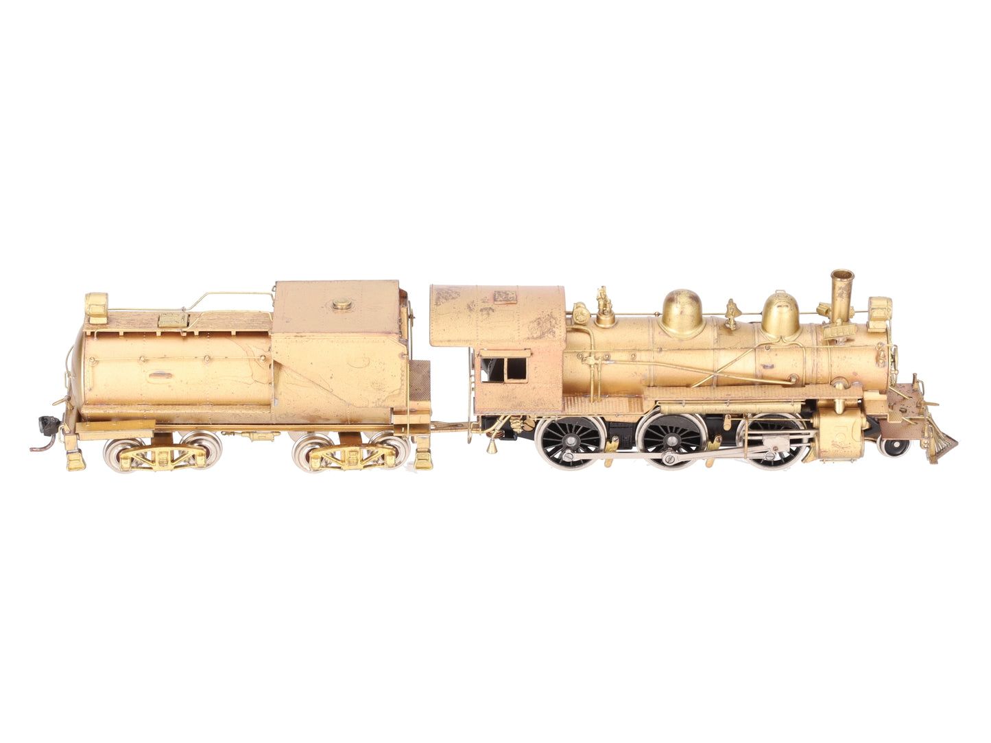 Fujiyama HO BRASS SP-T & NO M-4 2-6-0 Steam Locomotive and Tender - unpainted EX/Box