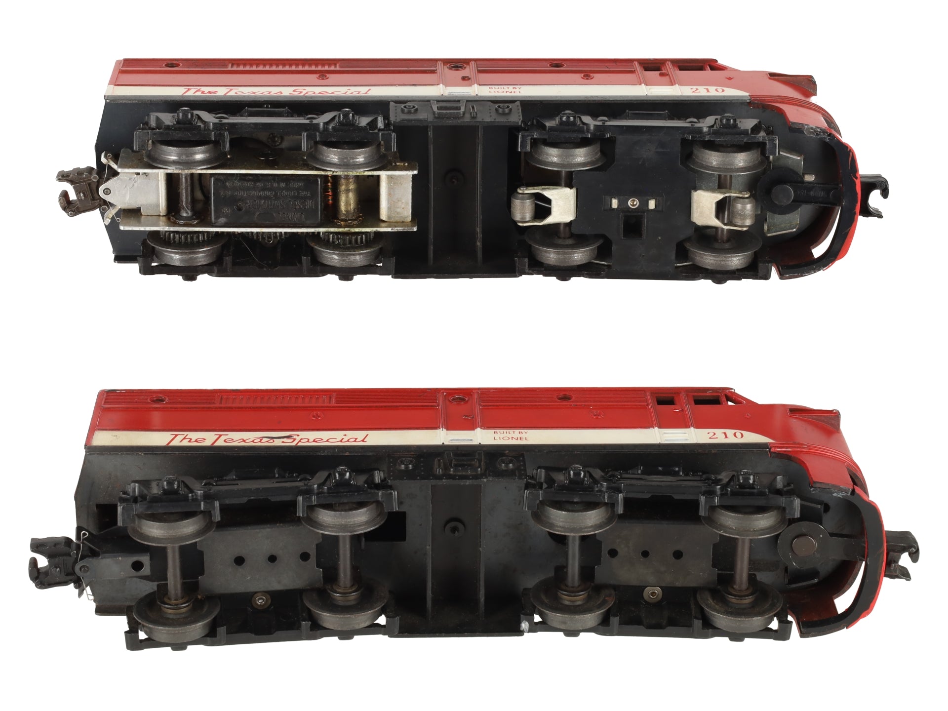 Lionel 210 O Vintage Texas Special AA Diesel Locomotive Set #210 VG