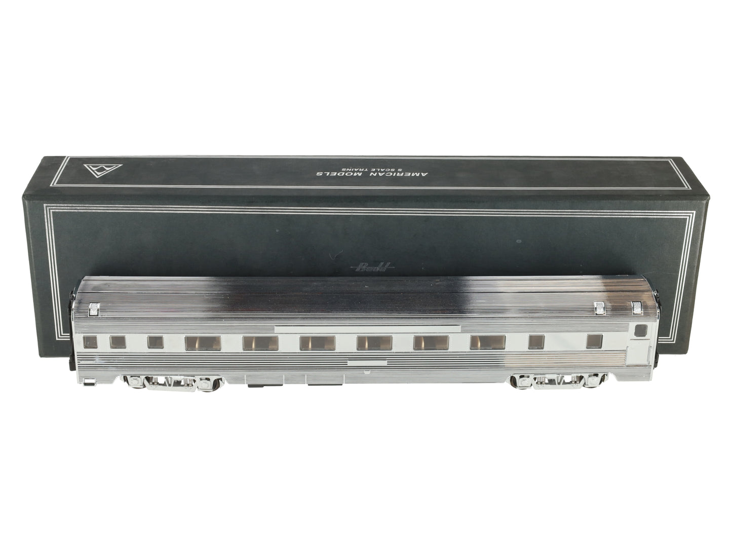 American Models Undecorated (High rail) Extra Budd Coach - SILVER EX/Box