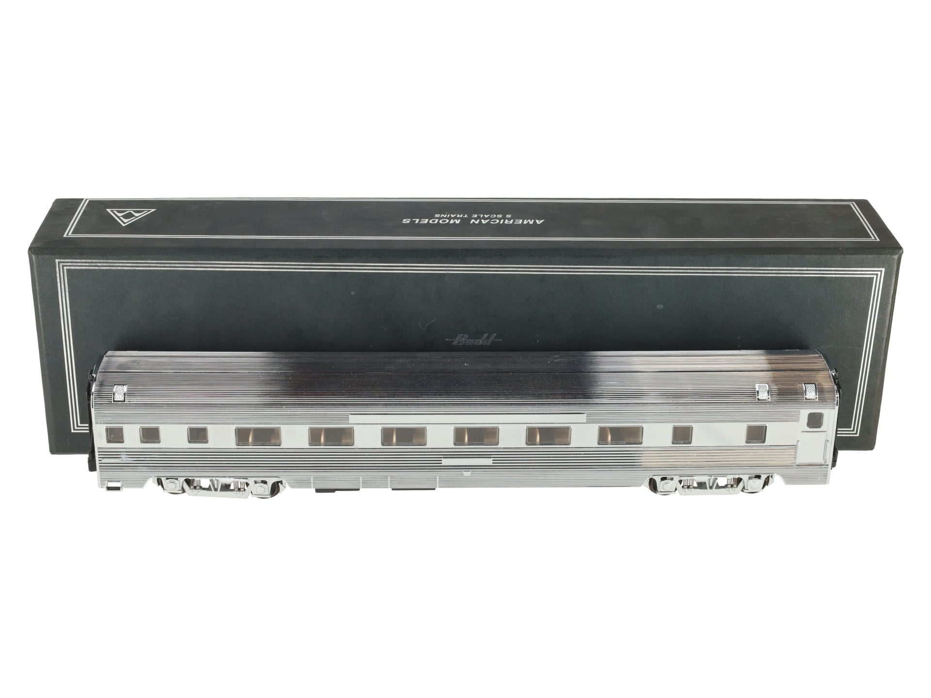 American Models Undecorated (High rail) Extra Budd Coach - SILVER EX/Box