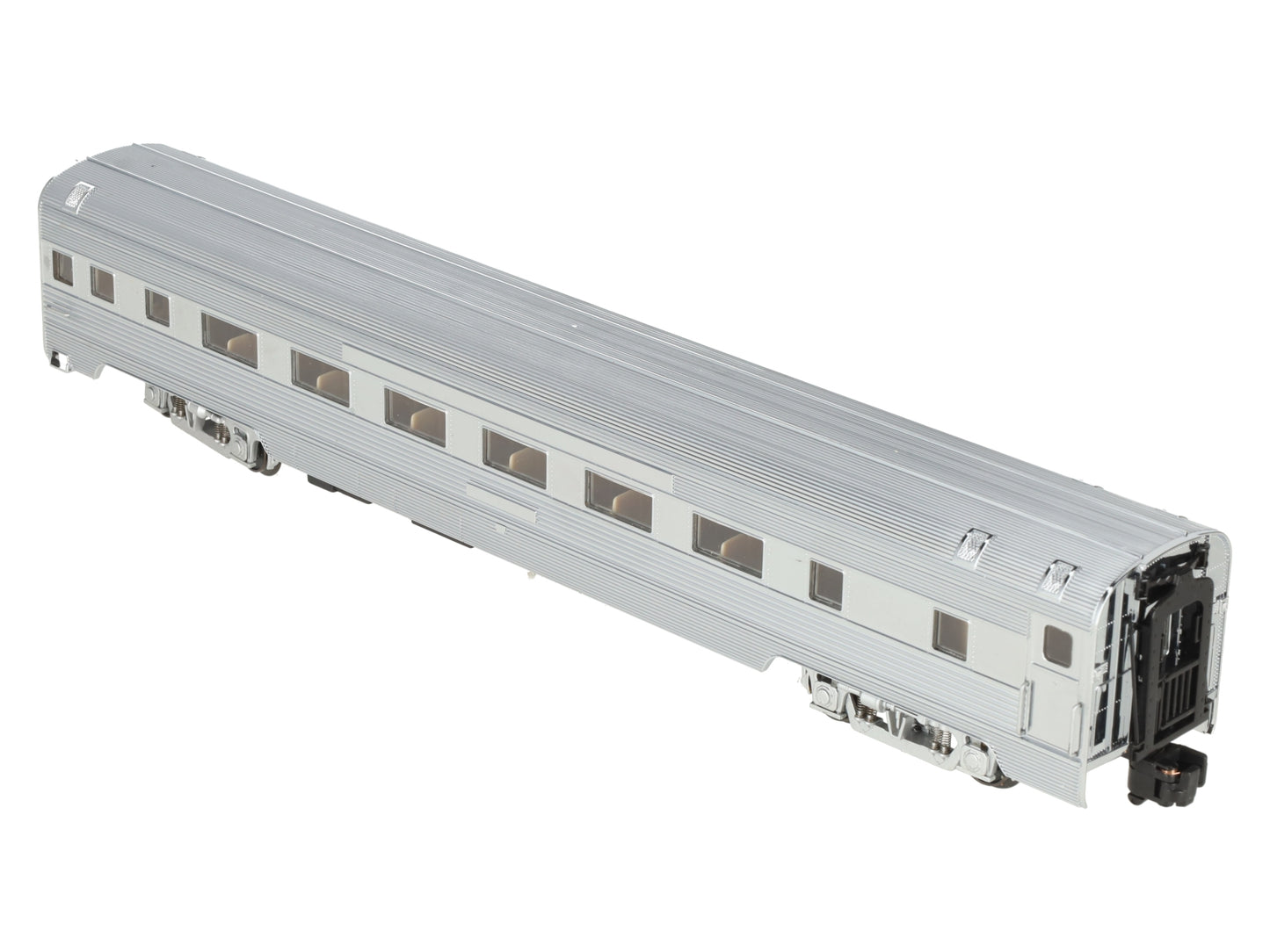 American Models Undecorated (High rail) Extra Budd Coach - SILVER EX/Box