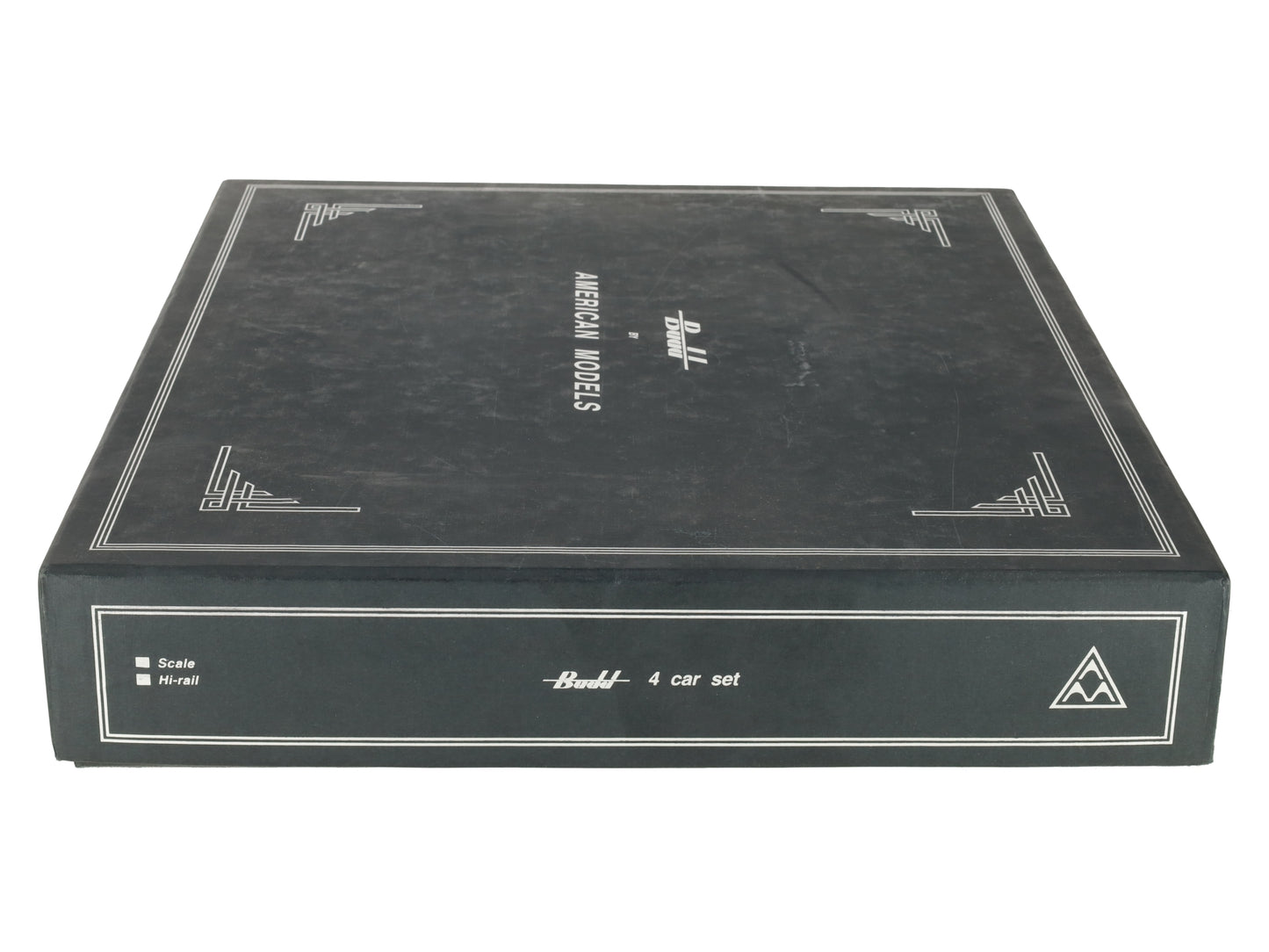 American Models S Scale Rock island Illuminated 4 Car Passenger Car Set EX/Box