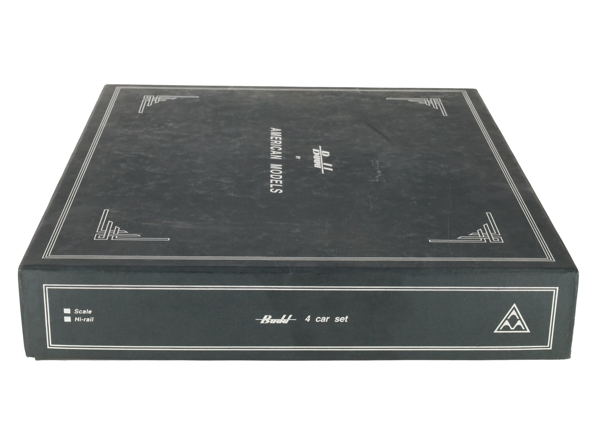 American Models S Scale Rock island Illuminated 4 Car Passenger Car Set EX/Box