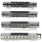 American Models S Scale Rock island Illuminated 4 Car Passenger Car Set EX/Box