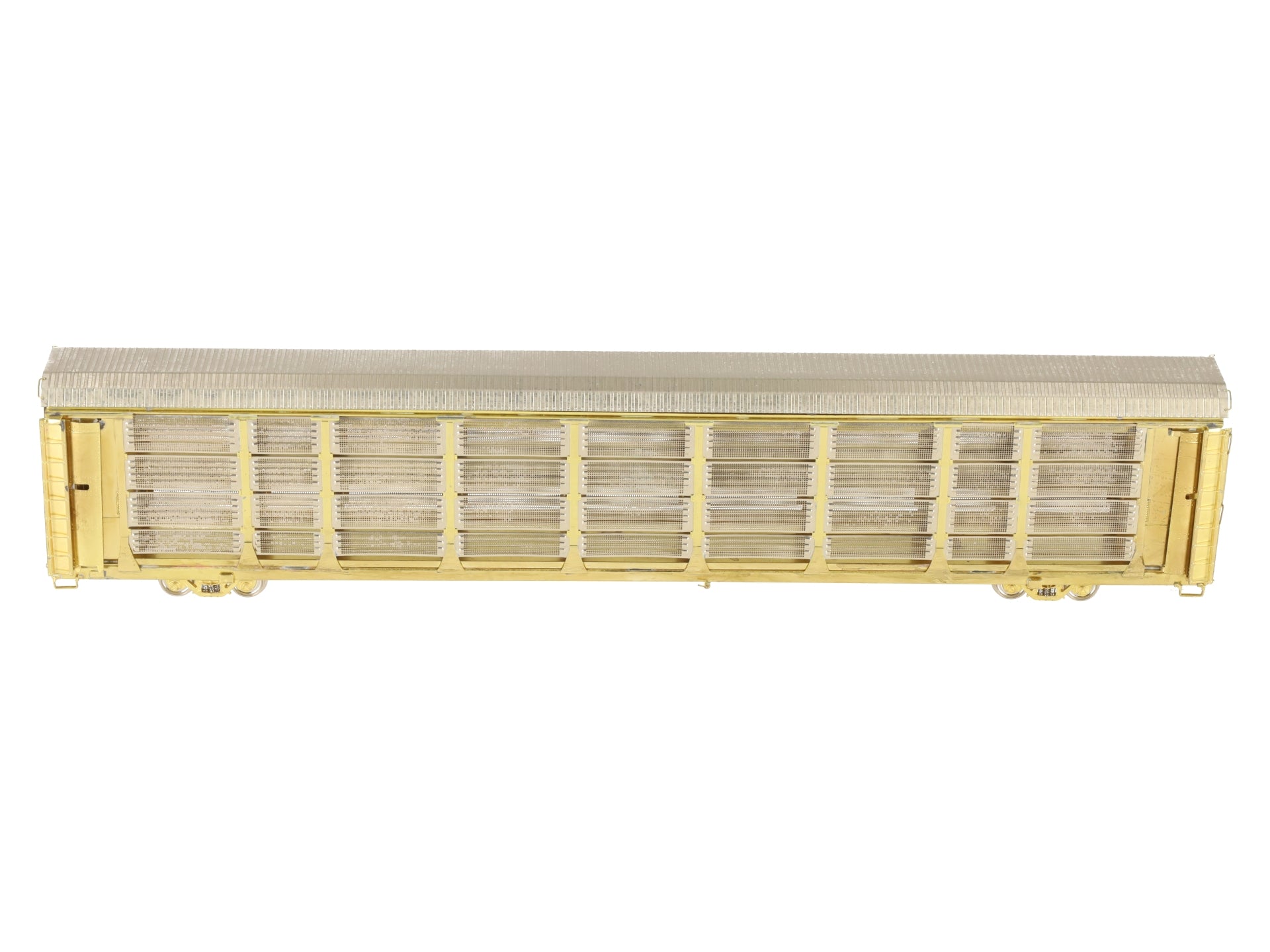 Overland OMI-3120 HO Scale BRASS Thrall Bi-Level Enclosed Auto Rack -Unpainted EX/Box