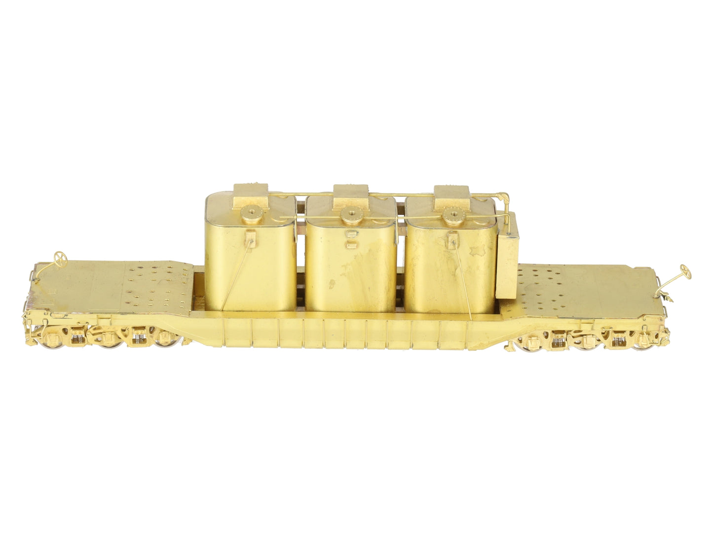 Overland OMI-3198 HO 6-Axle 55' Deep Well Car w/Load -Unpainted EX/Box