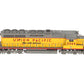 Overland OMI-6674.1 HO BRASS UP SD40-2 Diesel Locomotive w/Lights -F/P EX/Box