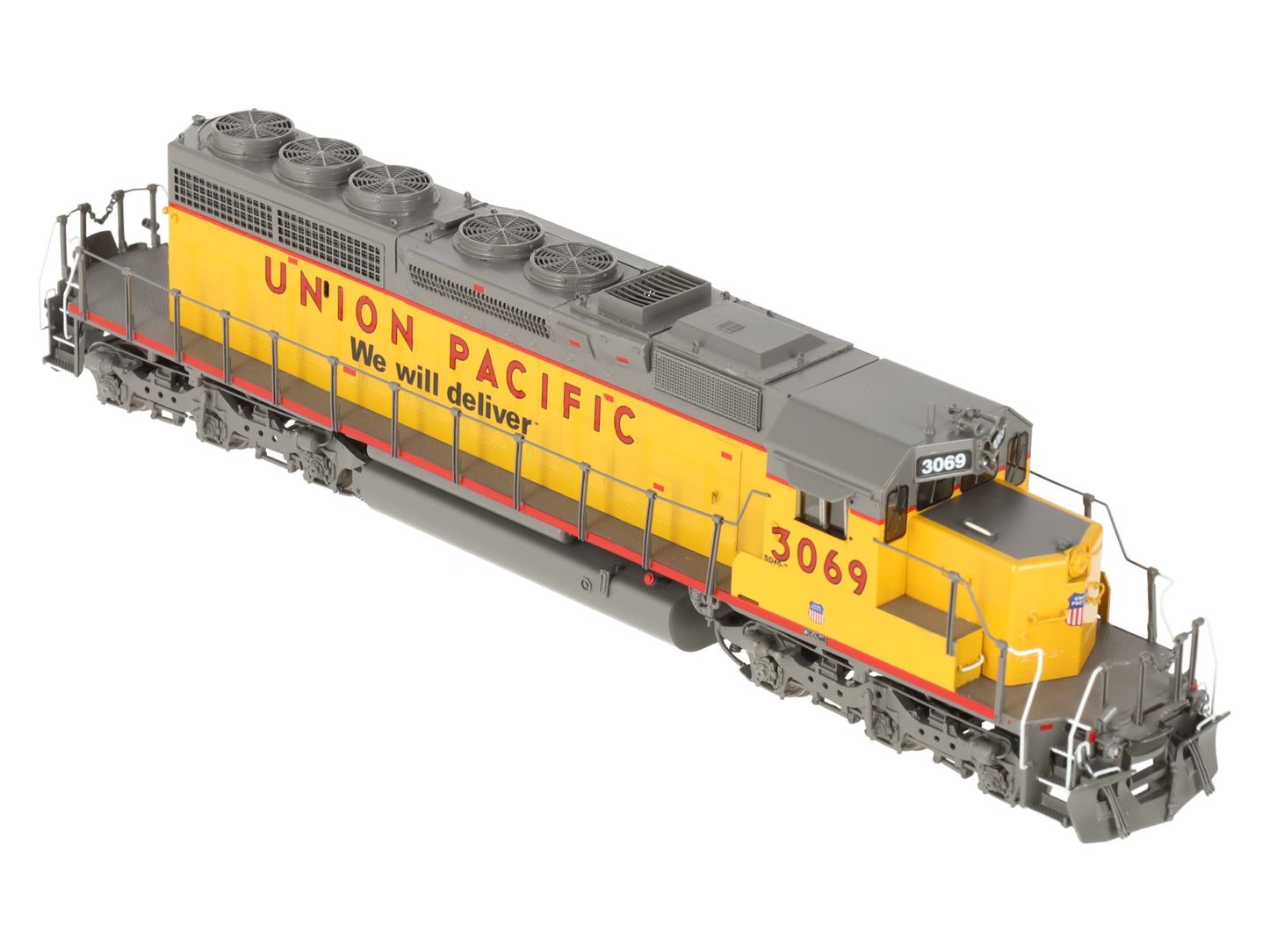 Overland OMI-6674.1 HO BRASS UP SD40-2 Diesel Locomotive w/Lights -F/P EX/Box