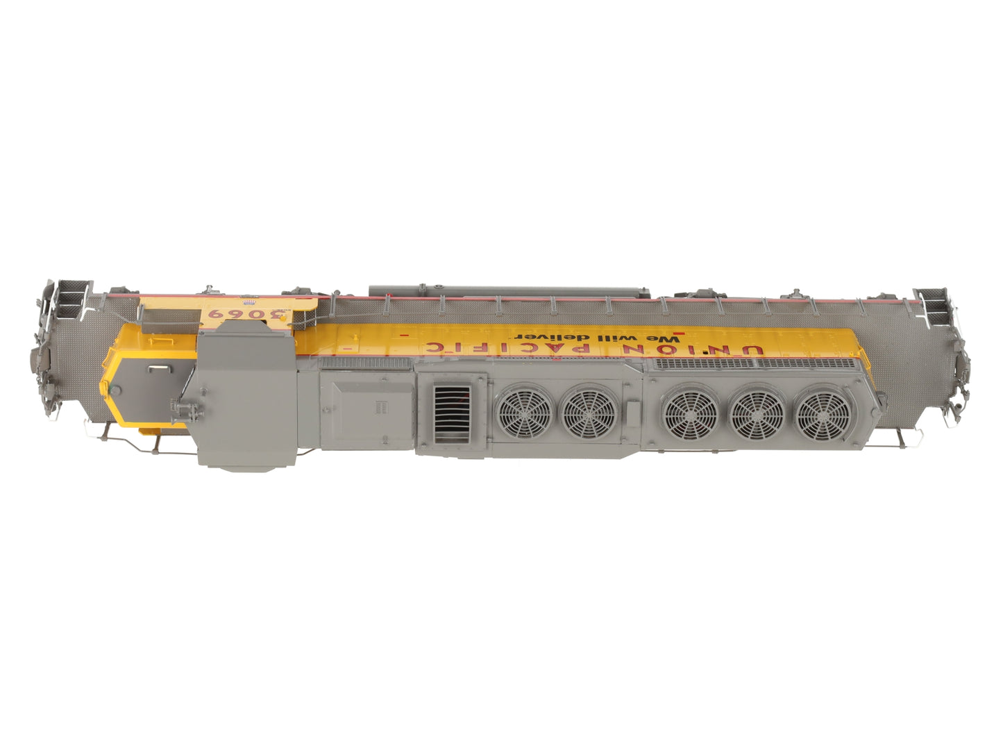 Overland OMI-6674.1 HO BRASS UP SD40-2 Diesel Locomotive w/Lights -F/P EX/Box