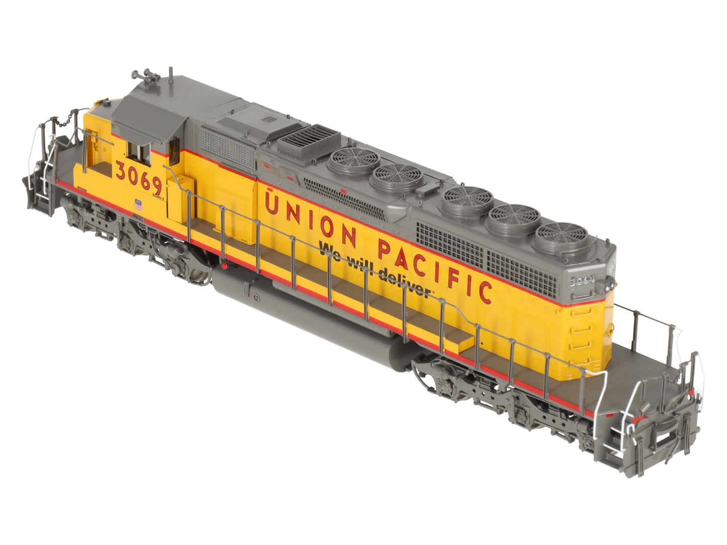 Overland OMI-6674.1 HO BRASS UP SD40-2 Diesel Locomotive w/Lights -F/P EX/Box