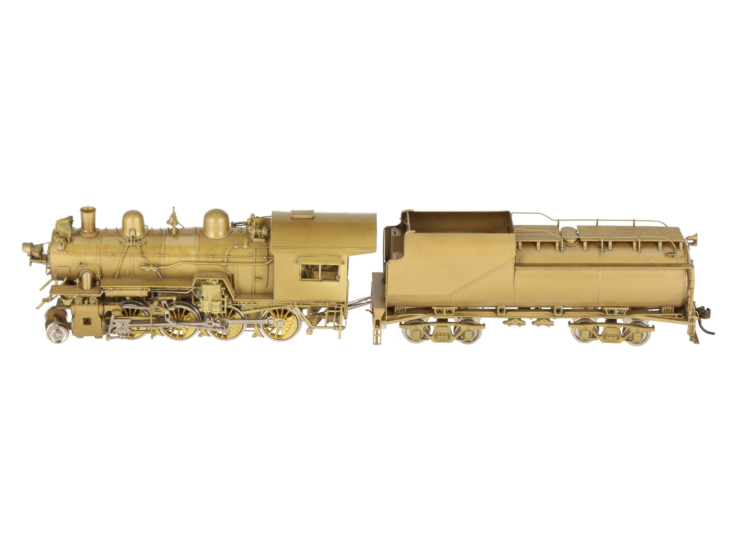 Overland Models HO Brass Chesapeake & Ohio G9 2-8-0 Steam Loco -Unpainted EX/Box