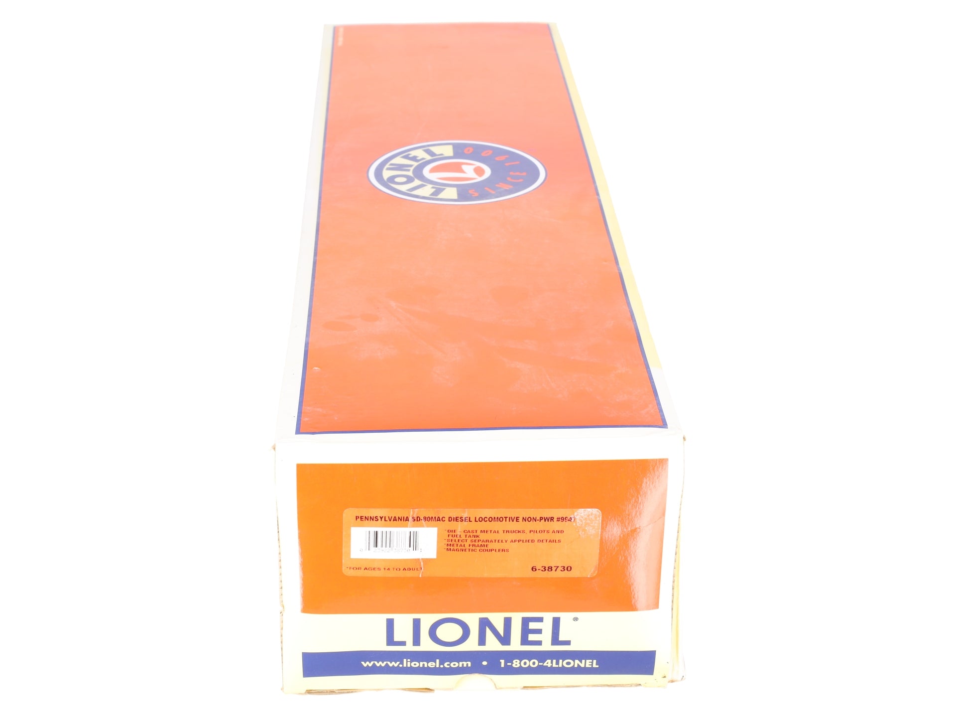 Lionel 6-38730 O Gauge PRR SD80MAC NON-PWR Diesel Locomotive #9947 EX/Box