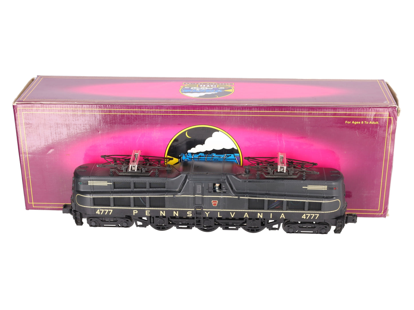 MTH 20-5510-1 O Pennsylvania P5a Modified Electric Locomotive w/PS2 #4777 EX/Box