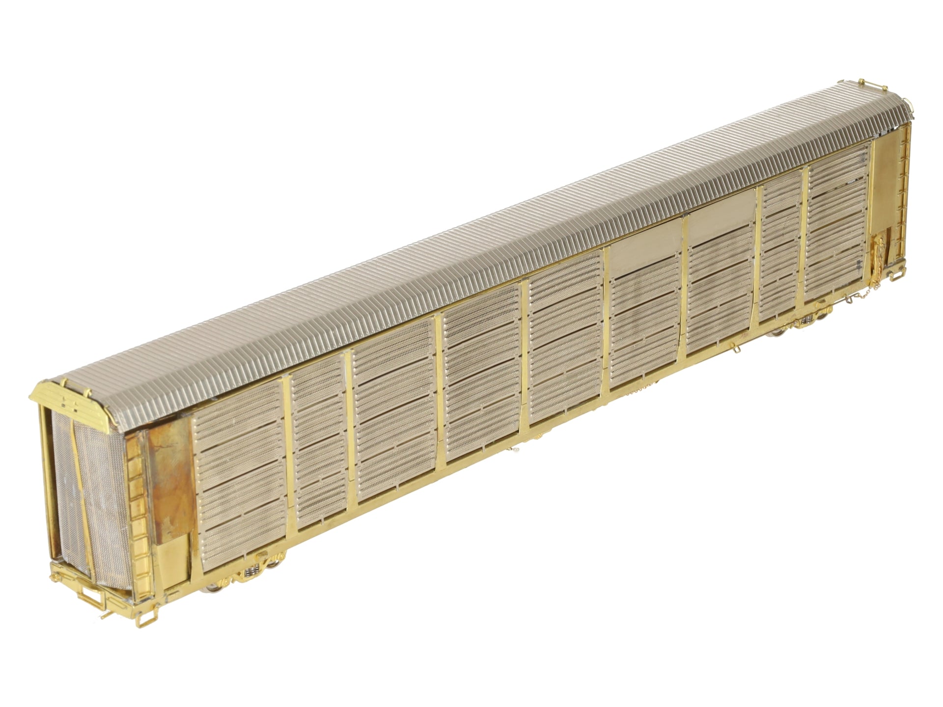 Overland OMI-3118 HO BRASS SP Auto Rack Tri-Level #517006 -Unpainted EX/Box