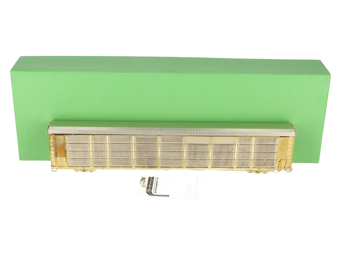 Overland OMI-3118 HO BRASS SP Auto Rack Tri-Level #517006 -Unpainted EX/Box