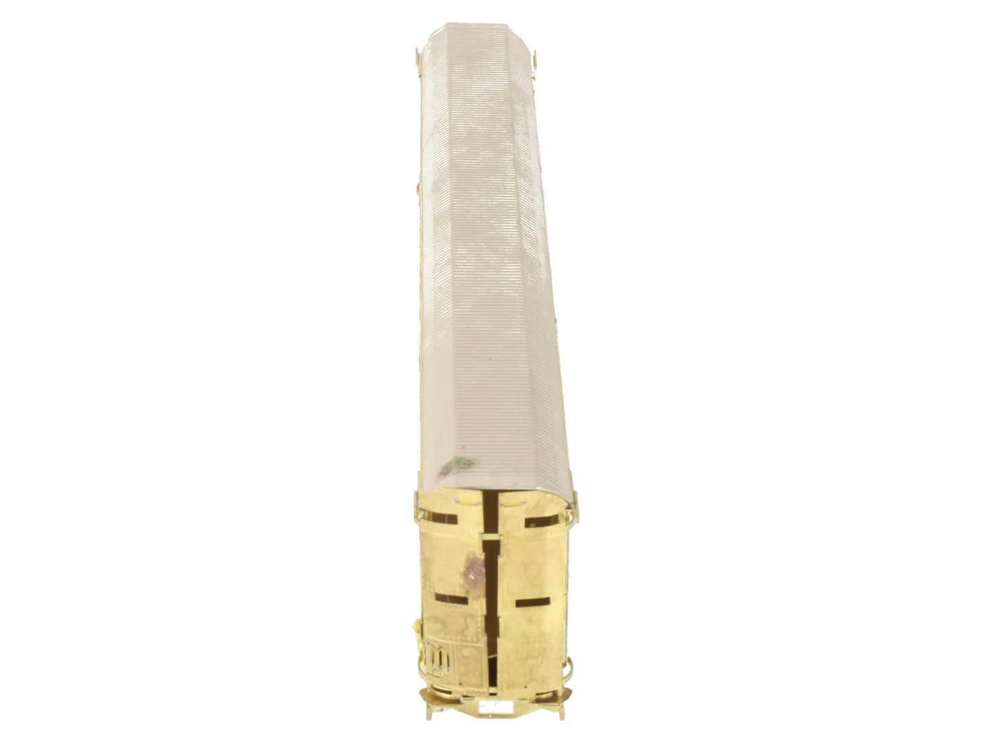 Overland 1323 HO BRASS Auto Rack Bi-Level Thrall w/ Closed Sides/Top -Unpainted EX/Box