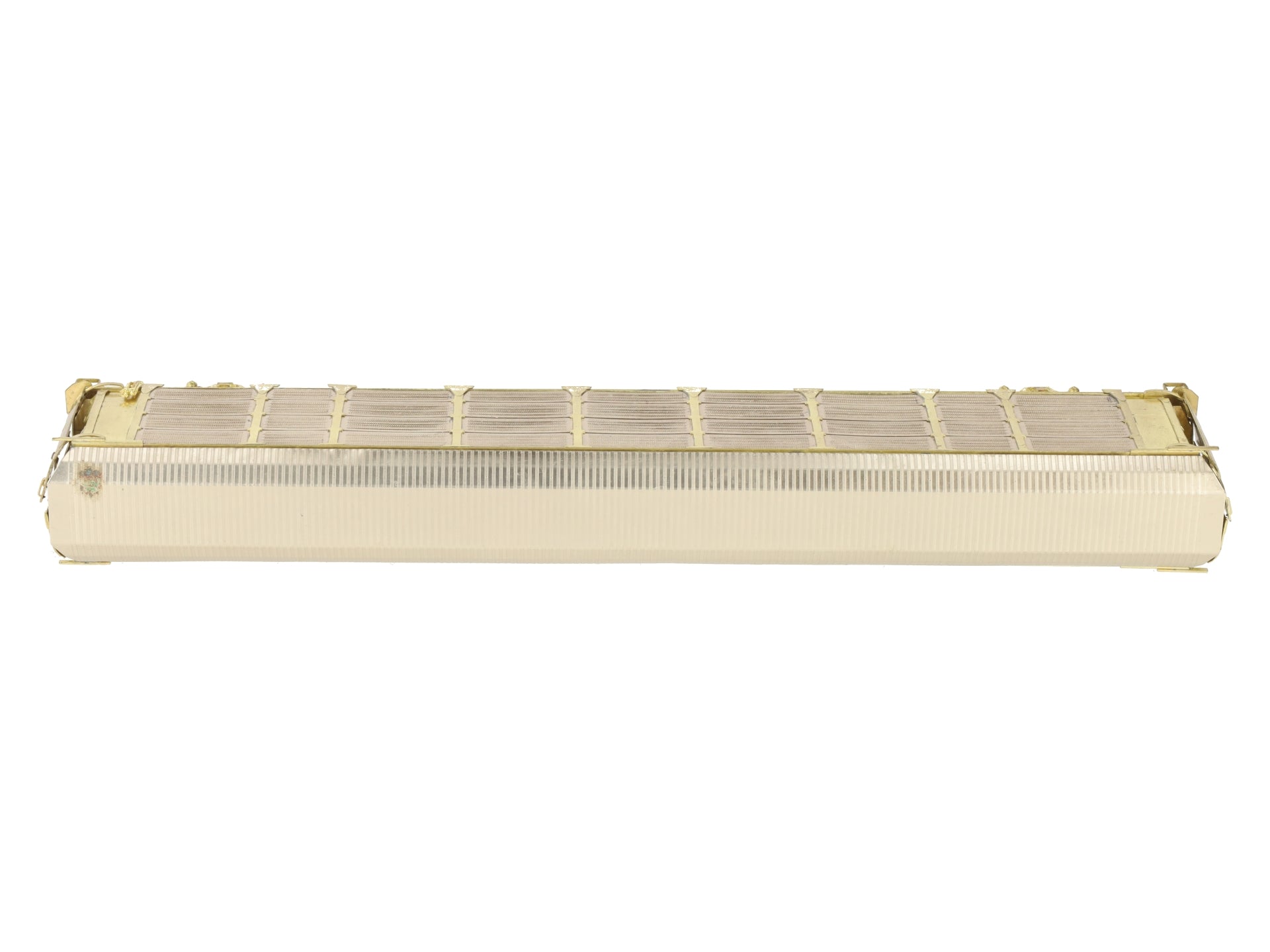 Overland 1323 HO BRASS Auto Rack Bi-Level Thrall w/ Closed Sides/Top -Unpainted EX/Box