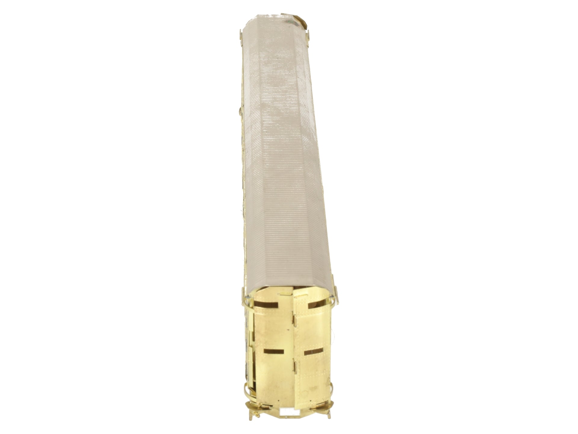 Overland 1323 HO BRASS Auto Rack Bi-Level Thrall w/ Closed Sides/Top -Unpainted EX/Box