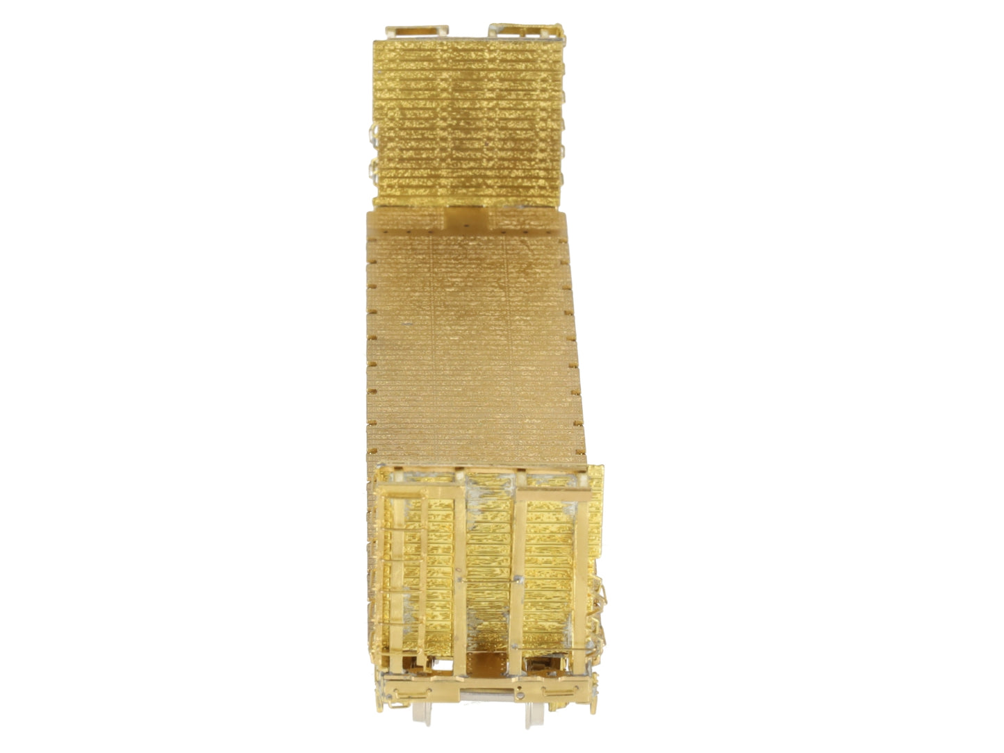 Overland OMI-3023 HO BRASS UP Bulkhead Flat Car -Unpainted EX/Box