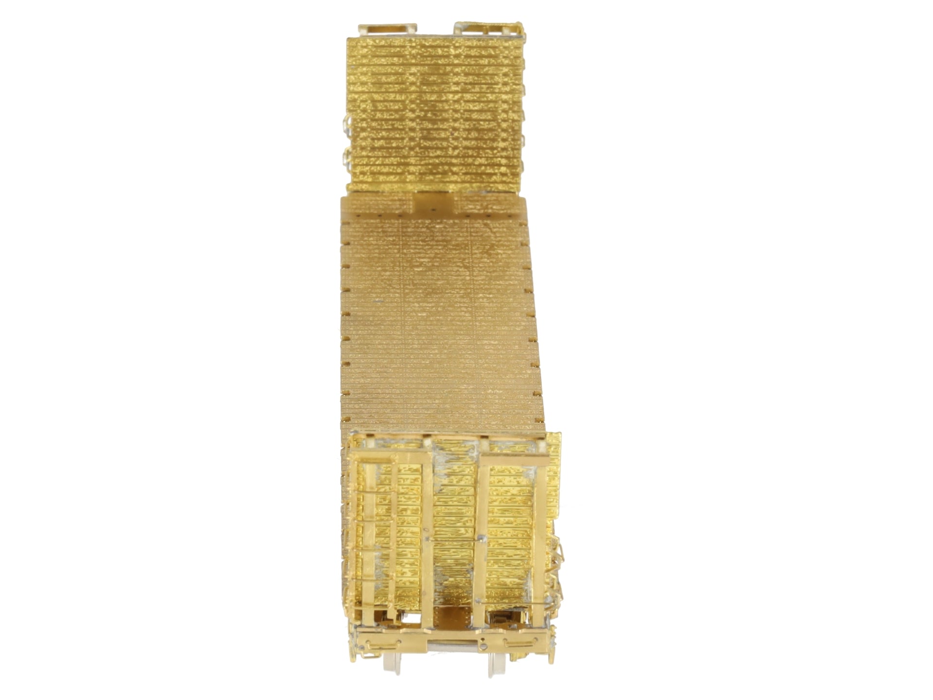 Overland OMI-3023 HO BRASS UP Bulkhead Flat Car -Unpainted EX/Box