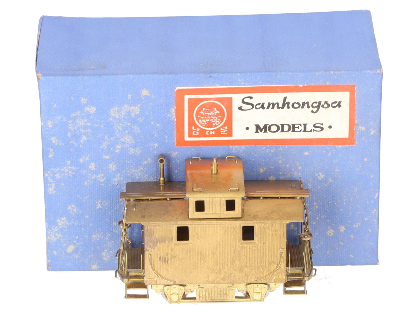 Samhongsa SH-701 HO BRASS Reading 4-Wheel Caboose EX/Box