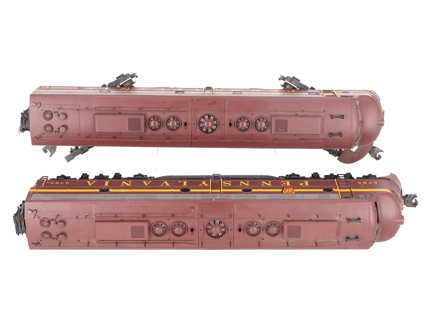 K-Line k-28801 O Pennsylvania Railroad E-9 AA Diesel Locomotive #5765 #5766 EX/Box