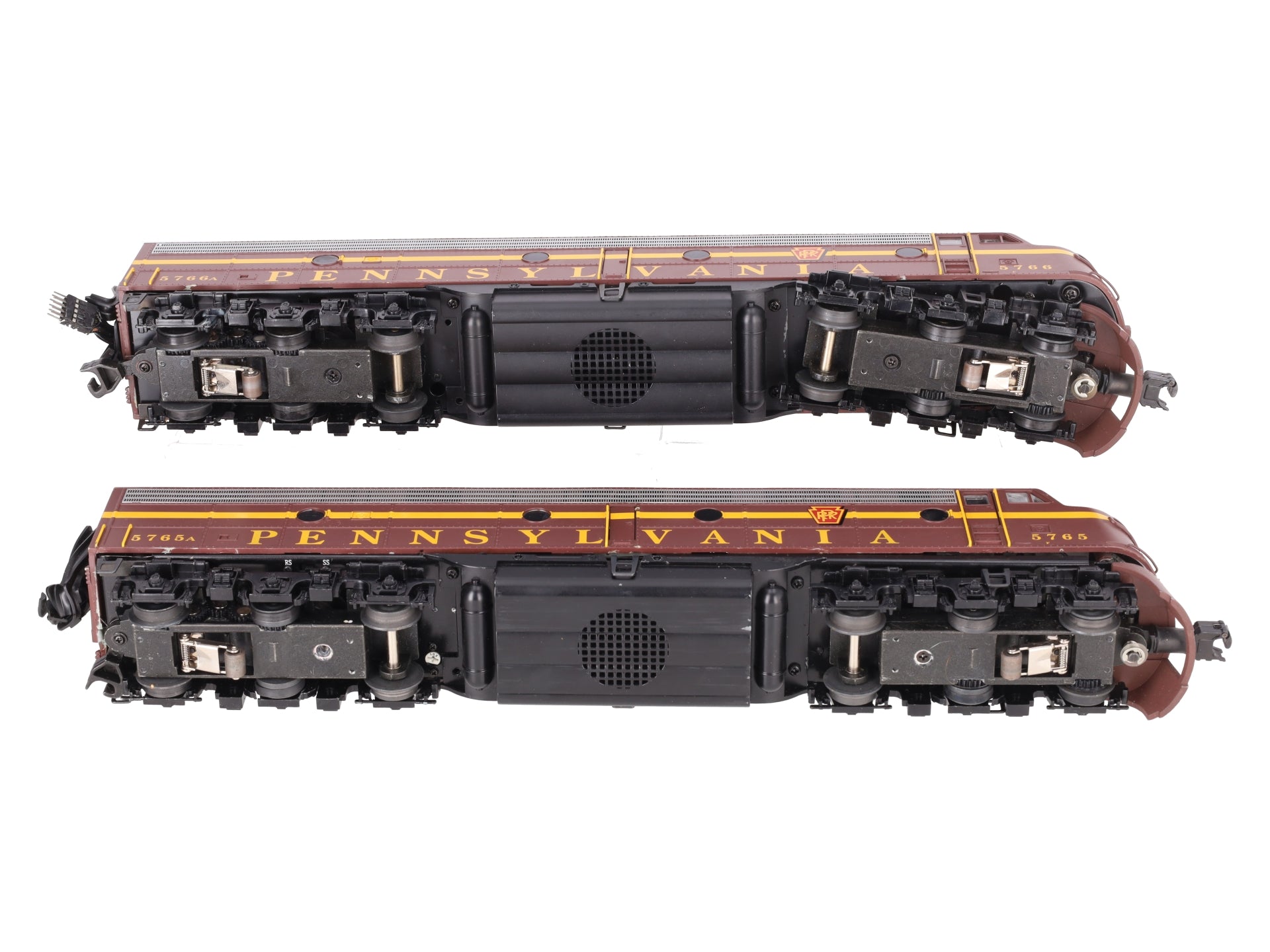 K-Line k-28801 O Pennsylvania Railroad E-9 AA Diesel Locomotive #5765 #5766 EX/Box