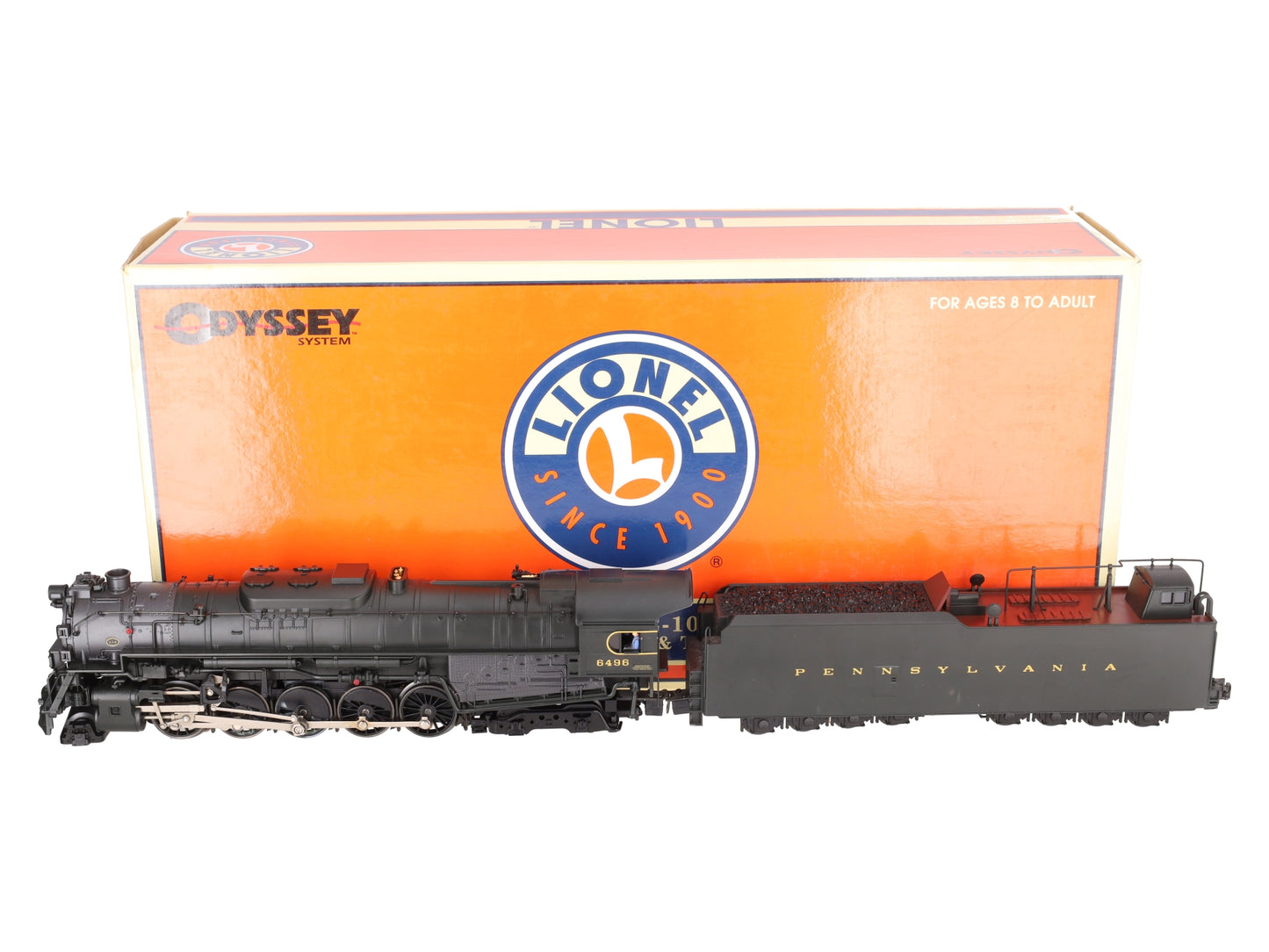 Lionel 6-28078 O Gauge Pennsylvania 2-10-4 "Texas" Steam Engine & Tender #6496 EX/Box