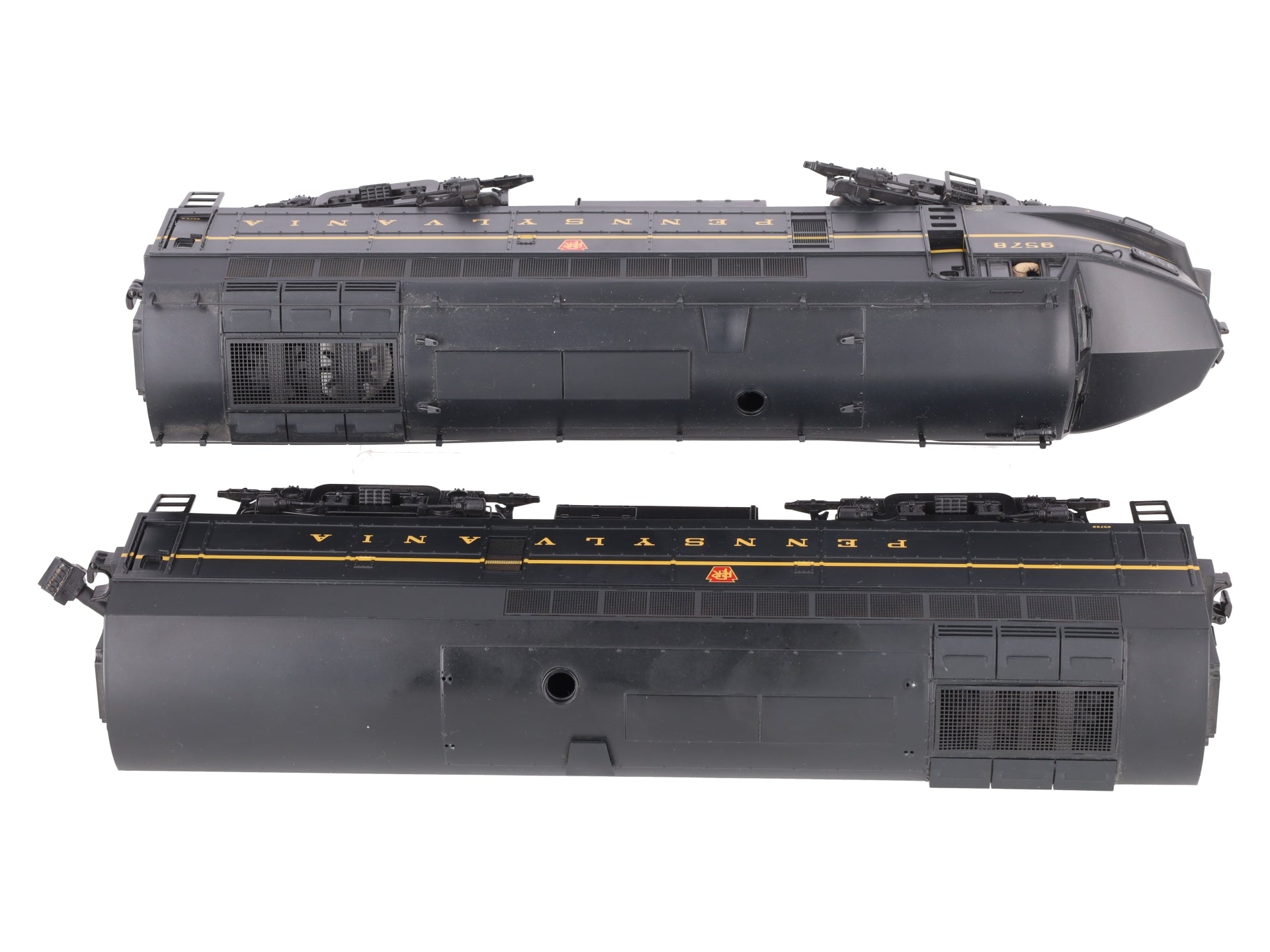 MTH 20-2726-1 O PRR Sharknose AB Diesel Engine Set w/Proto-Sound 2.0 #9578/9578 EX/Box
