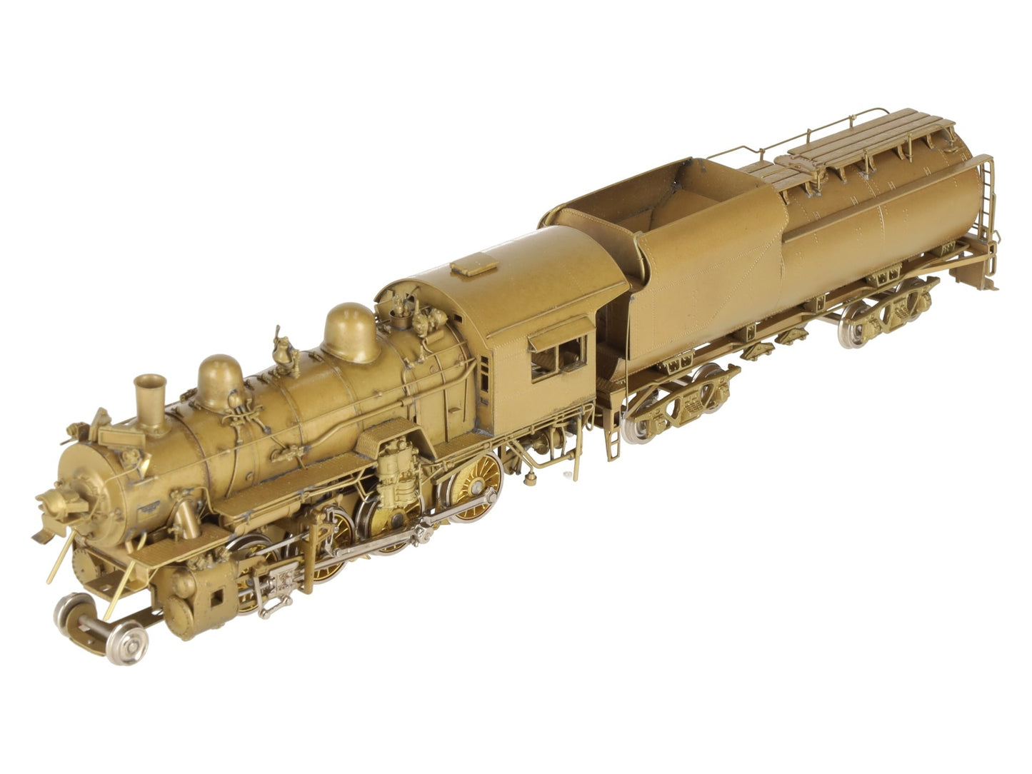 Overland Models HO Brass Chesapeake & Ohio G9 2-8-0 Steam Loco -Unpainted EX/Box