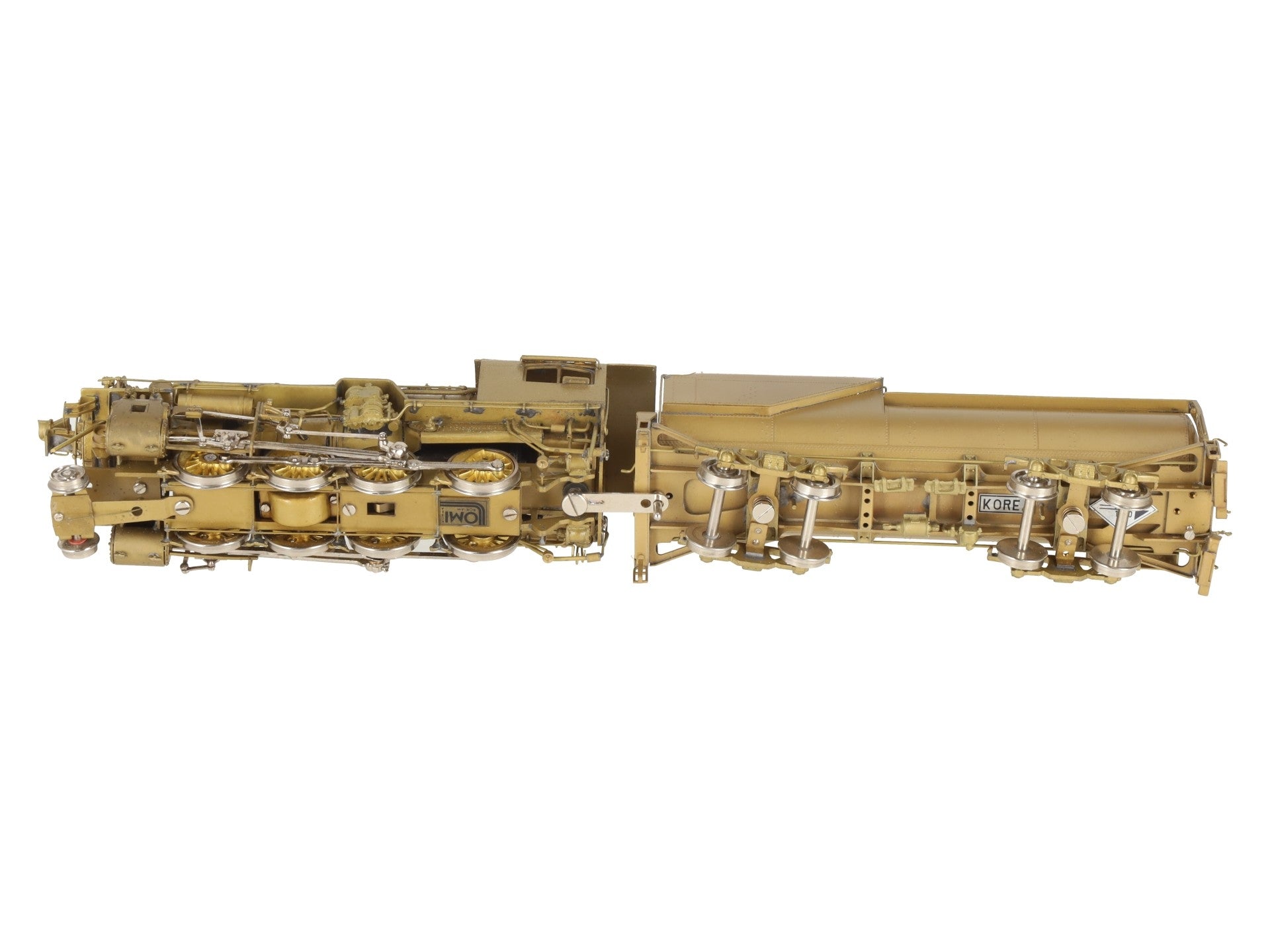 Overland Models HO Brass Chesapeake & Ohio G9 2-8-0 Steam Loco -Unpainted EX/Box