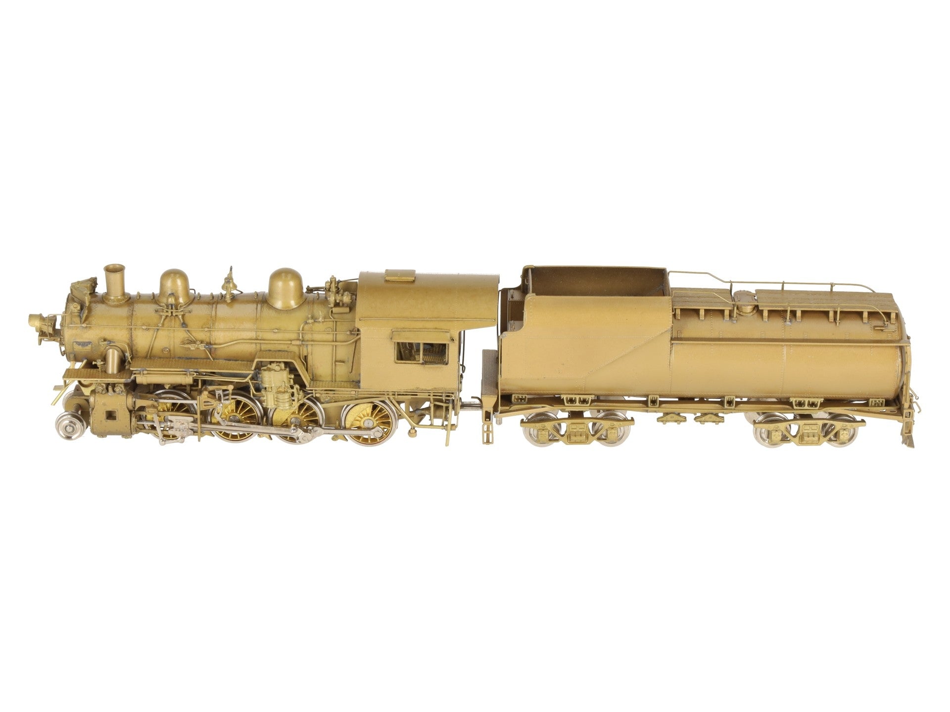 Overland Models HO Brass Chesapeake & Ohio G9 2-8-0 Steam Loco -Unpainted EX/Box