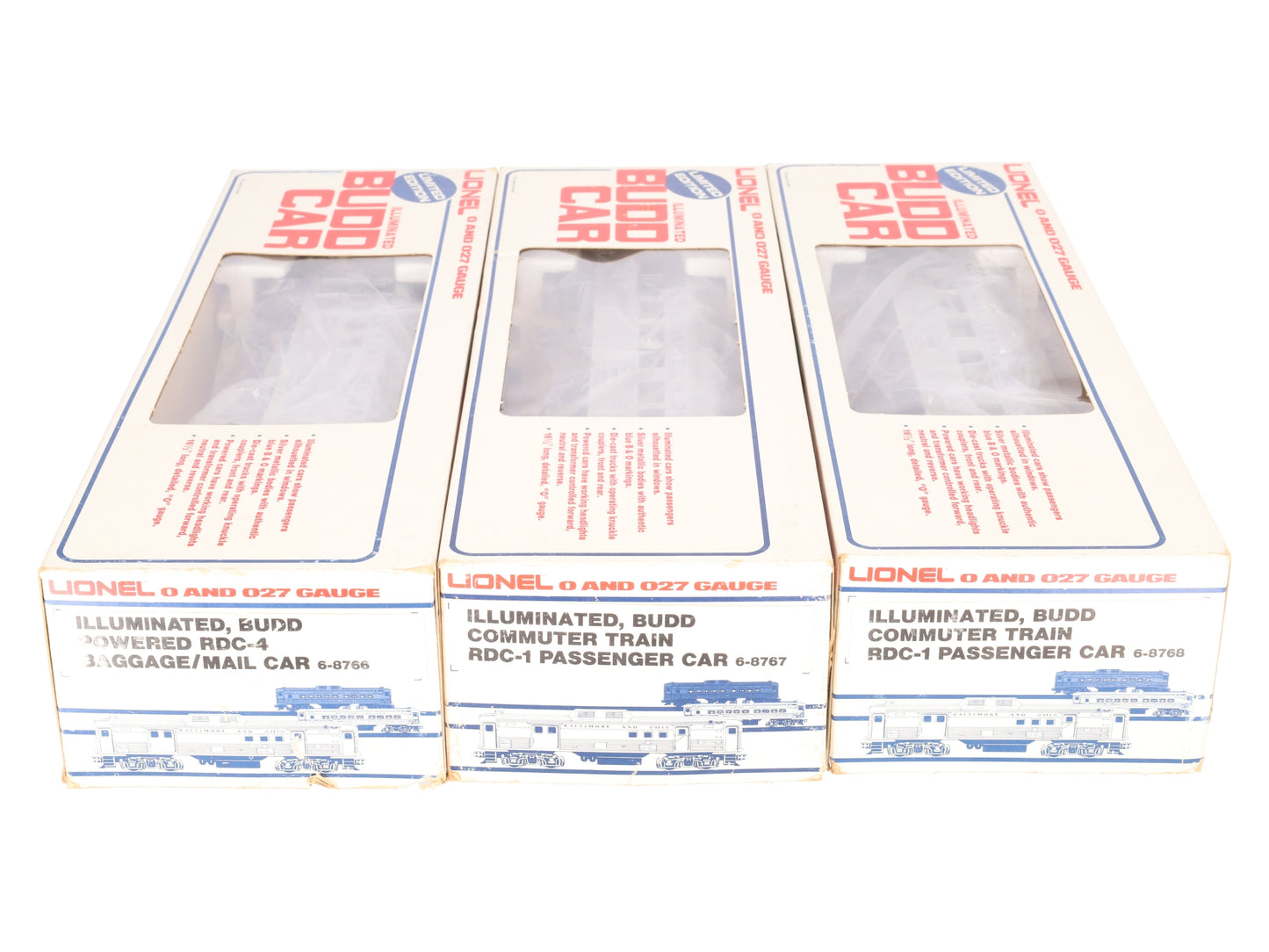 Lionel 6-1766 O Gauge Baltimore & Ohio RDC Service Station Special Set EX/Box