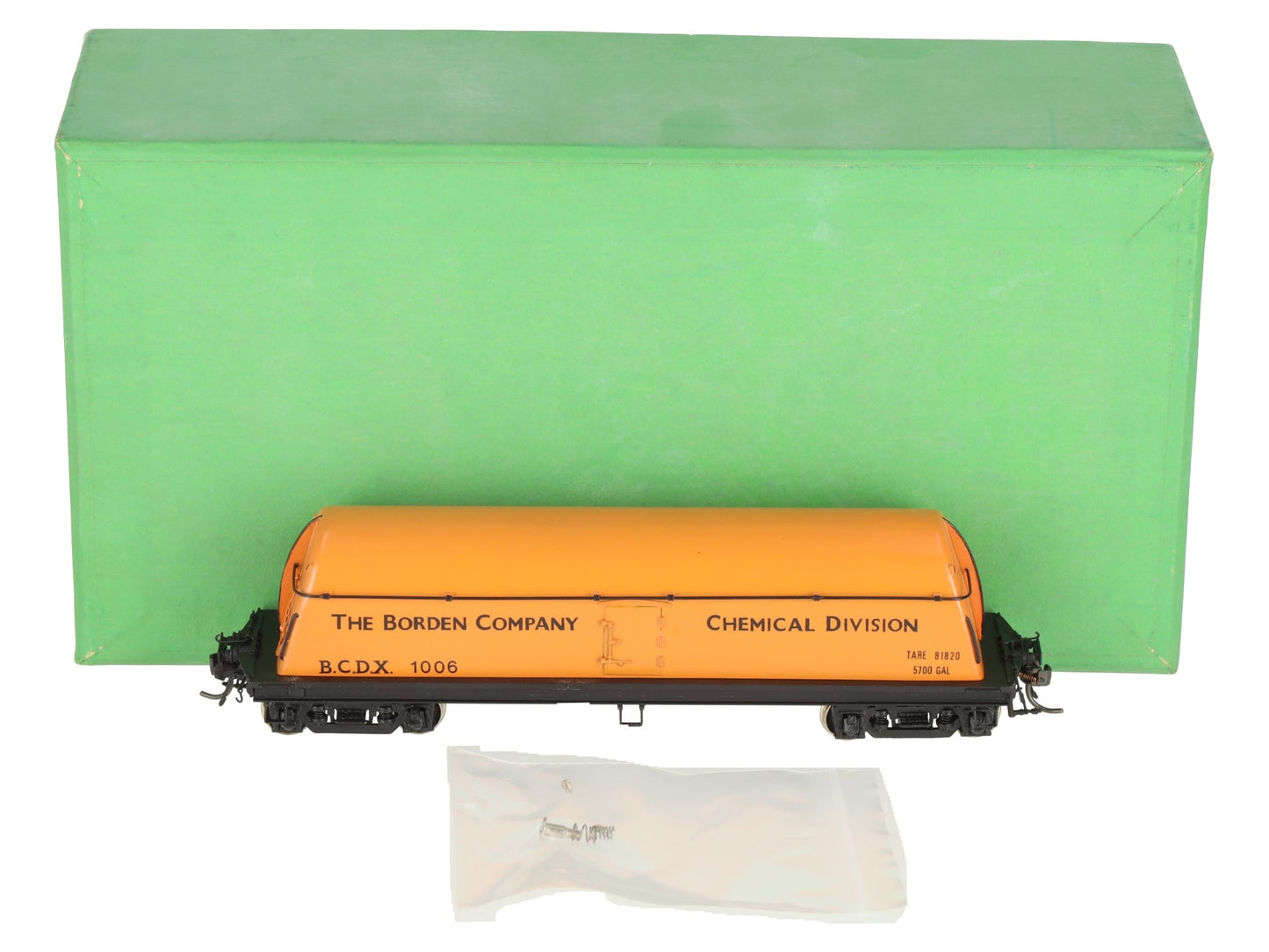 Overland OMI-1369 HO Scale BRASS The Borden Company Car #1006/Box