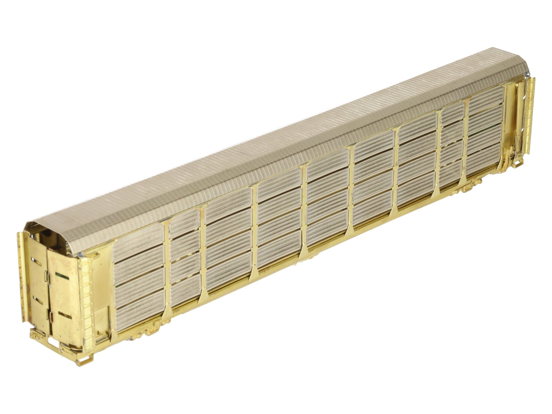 Overland OMI-1325 HO Scale BRASS Tri Level Auto Rack EX/Box