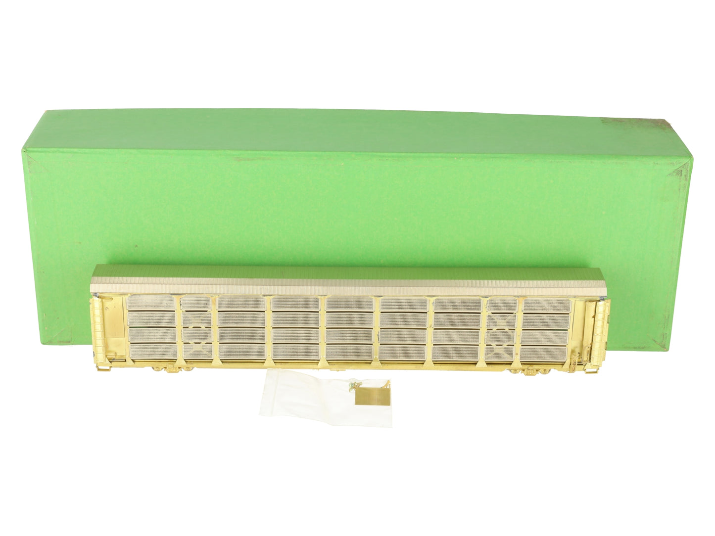 Overland OMI-1325 HO Scale BRASS Tri Level Auto Rack EX/Box