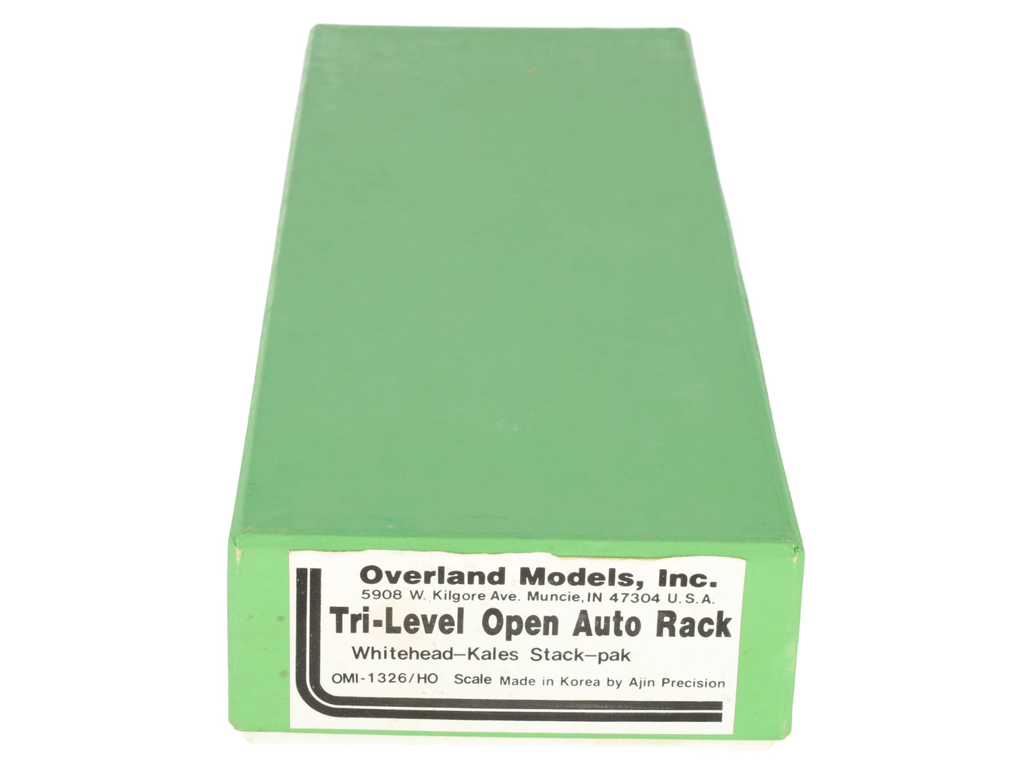 Overland OMI-1326 HO Scale brass Tri-Level Open Auto Rack EX/Box