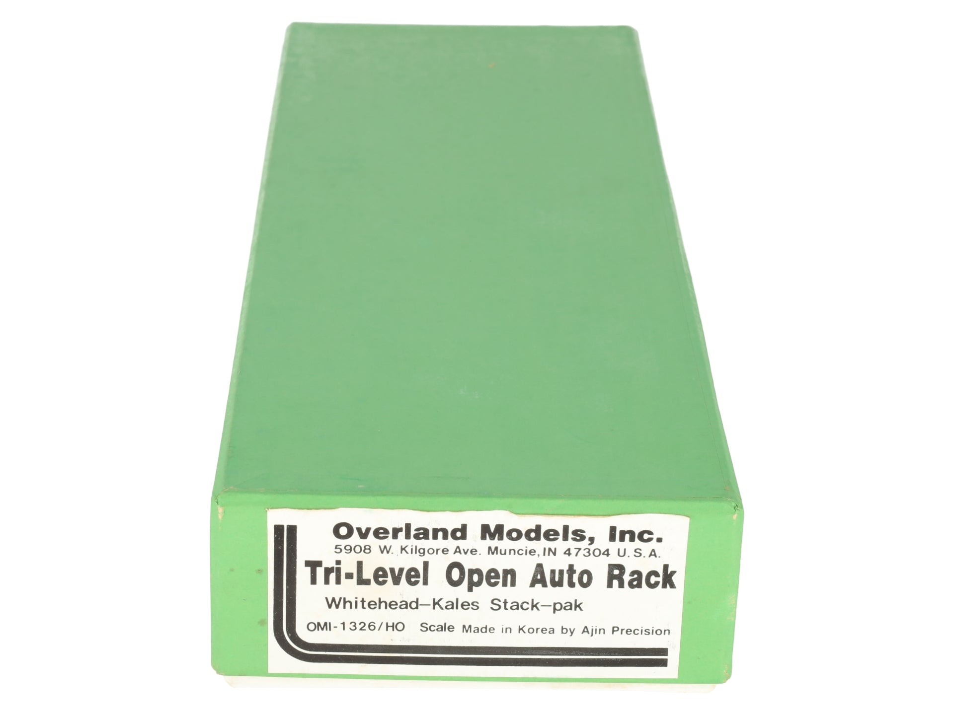 Overland OMI-1326 HO Scale brass Tri-Level Open Auto Rack EX/Box